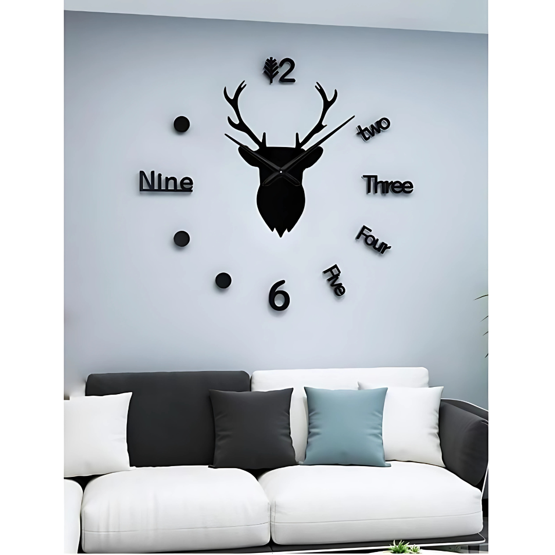 Acrylic Wall Clock Design for Living Room Bed Room (Design 02) Genuine & Original Products Sold