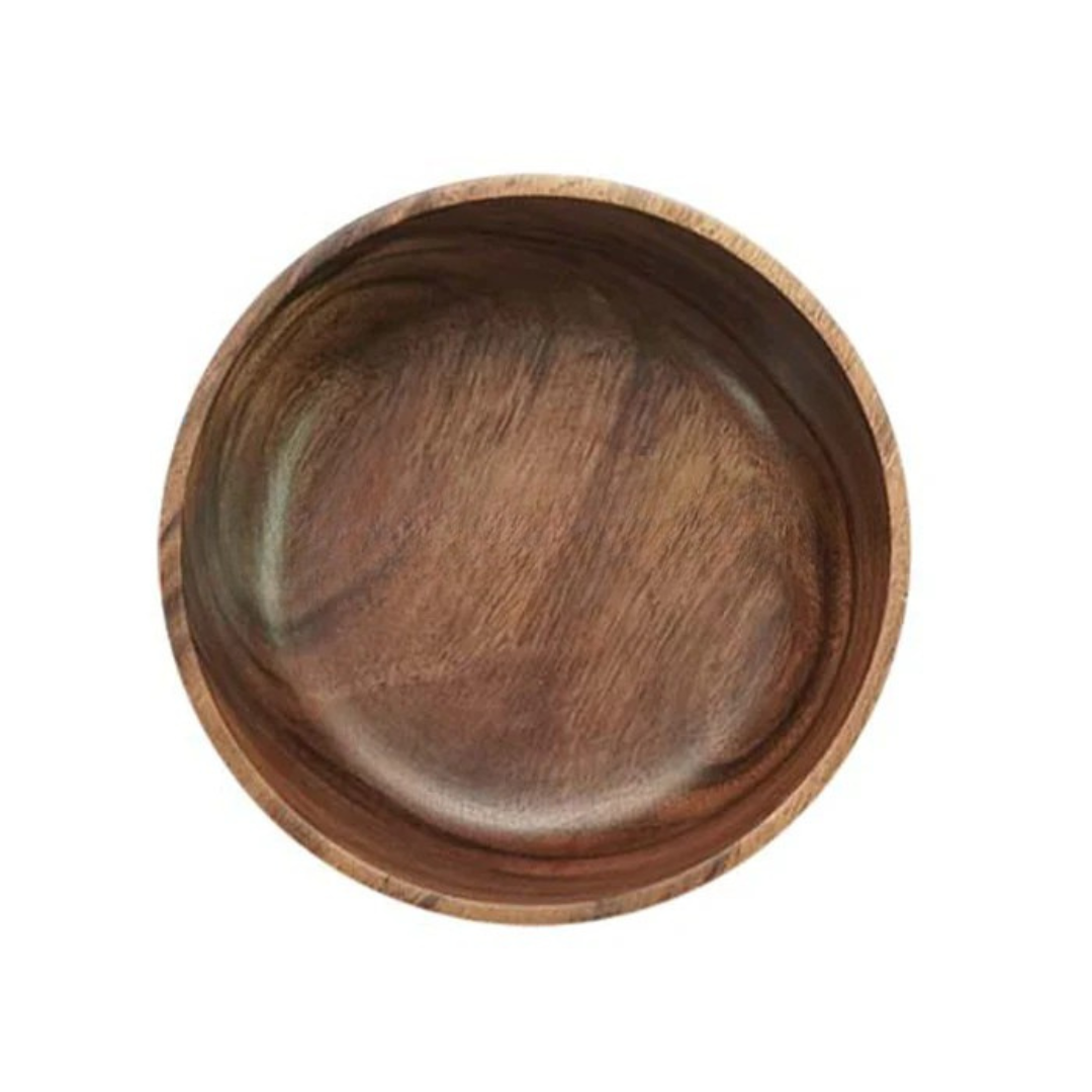 Medium Wooden Bowl 8"