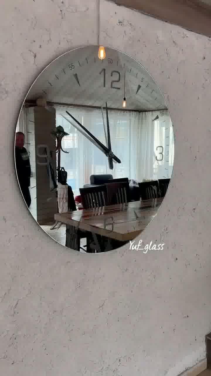 American Style Mirror Wall Clock