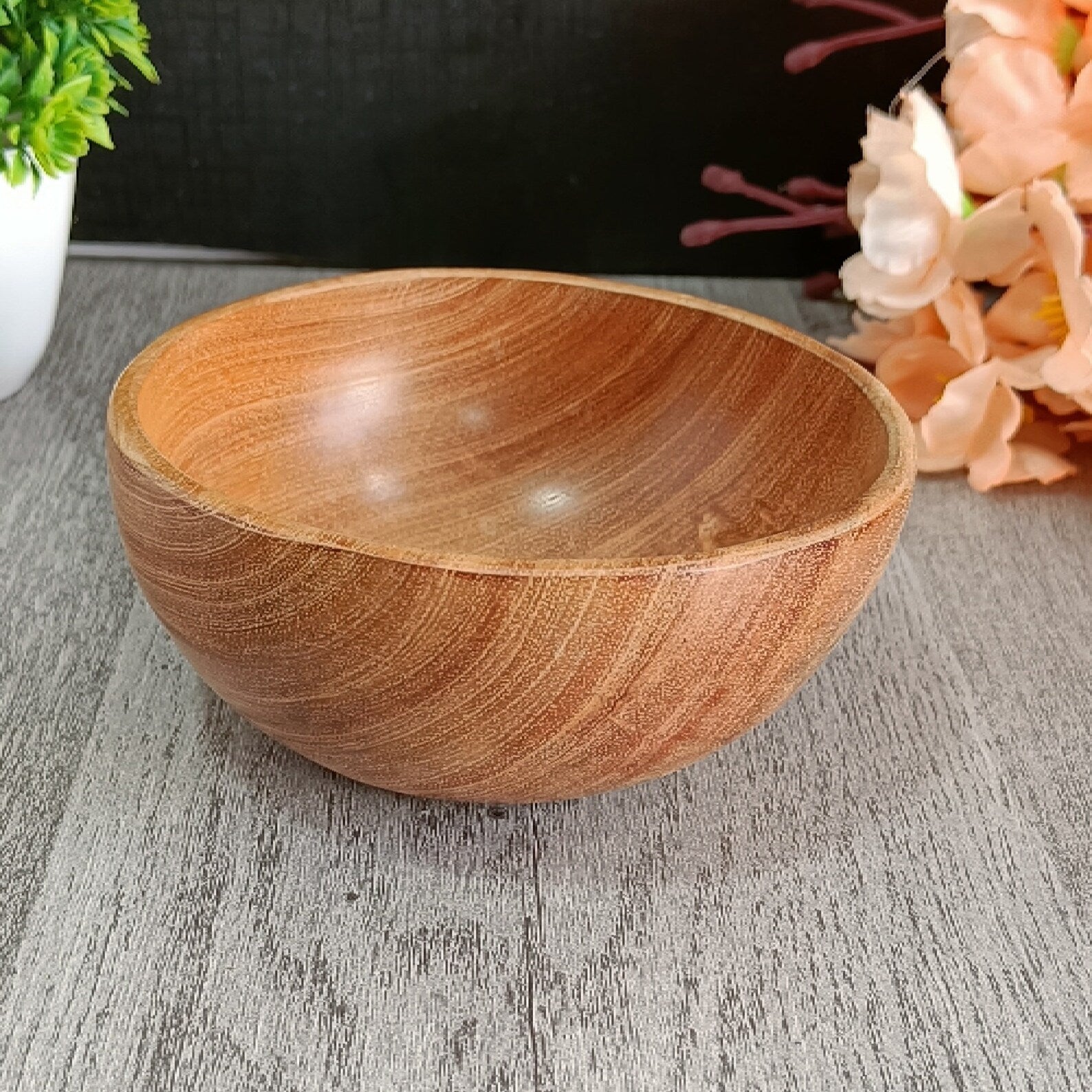 Large Wooden Bowl 12"